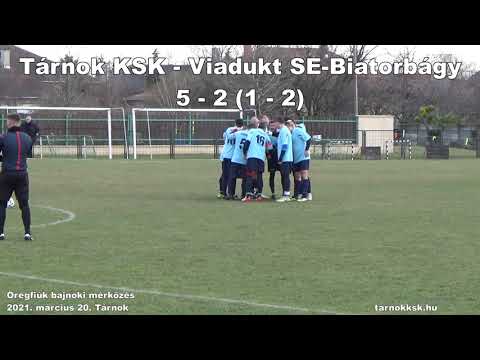 2021. március 20. Tárnok KSK - Viadukt SE-Biatorbágy 5-2 Öregfiúk Bajnoki