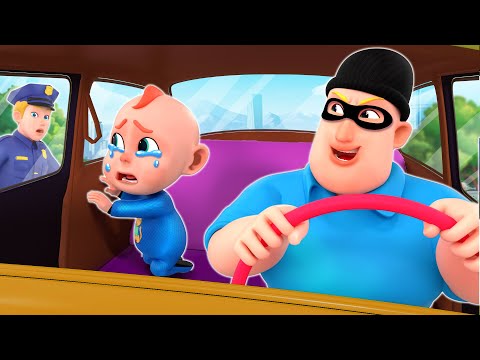 Police Songs - Job And Carrer + Wheels On The Bus Go Round and Round - Nursery Rhymes & Rosoo Kids
