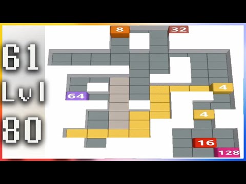 2048 Puzzle Slide 3D Cube - Gameplay Walkthrough - Levels 61-80