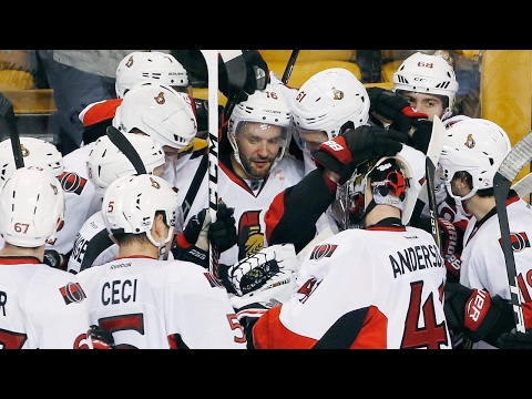 MacArthur scores OT winner, Senators eliminate Bruins