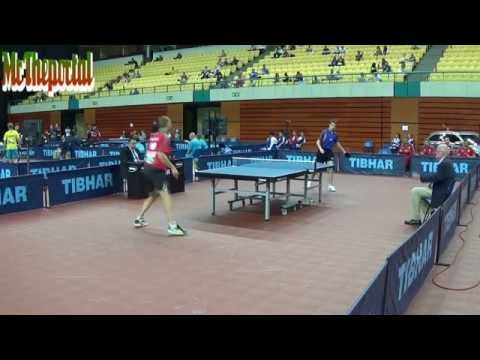 Table Tennis EC 2014 - Leonardo Mutti Vs Pavel Platonov -
