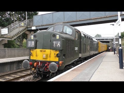 Class 37 D6757 visits Retford high and low level platforms.