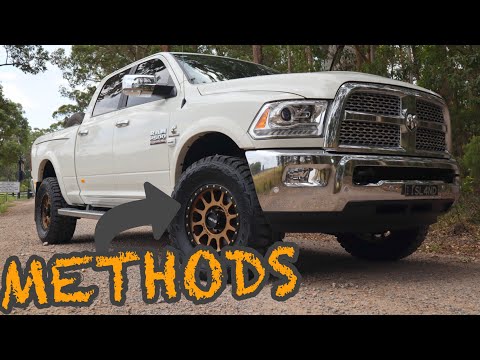 RAM 2500 WITH METHOD RACE WHEELS NV BRONZE