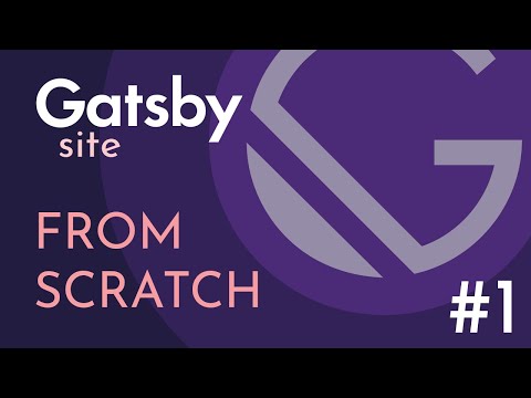 Gatsby site from scratch #1: Creating a project without a starter template