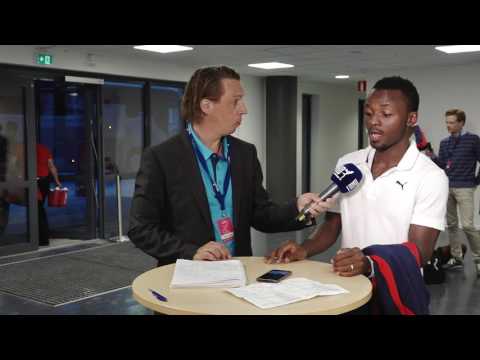 Intervju med Monday Samuel efter HIF - Syrianska