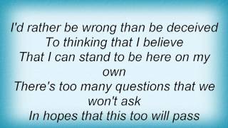 Lifehouse - How Long Lyrics