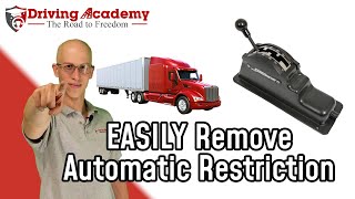 How to EASILY Remove an Automatic Restriction from Your License - CDL Driving Academy