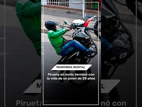 🚨 Una peligrosa maniobra en moto terminó en tragedia en Soledad, Atlántico.