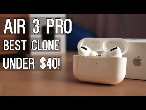 AirPods Pro SuperCopy! The Air 3 Pro Super Clone - The Best AirPod Pro Clone Under $40!!