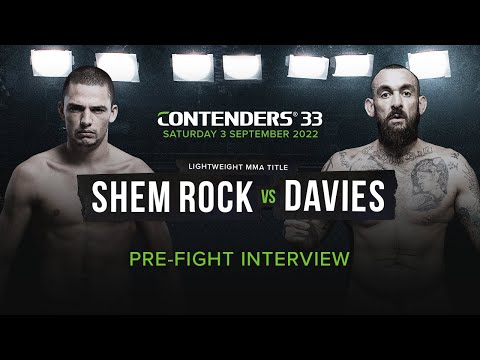 Harry Davies v Shem Rock - Contenders 33 Pre Fight Interview