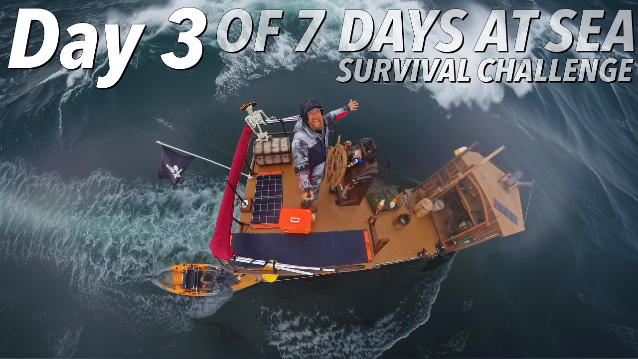 Digging for My Dinner Day 3 of 7 days  Waterworld Survival Challenge Season 3