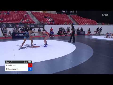 57 Kg Cons 16 #2 - Sophia Smith, Wisconsin Vs Jasmine Hernandez, Texas 800d