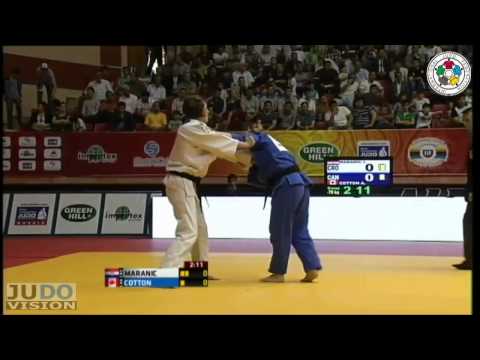Judo Grand Slam Baku 2013: Ivana MARANIC (CRO) - Amy COTTON (CAN) Bronze [-78kg]