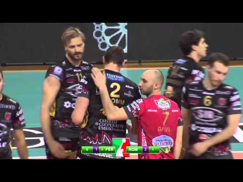 #SuperLega - Perugia-Romagna 3-2: highlights
