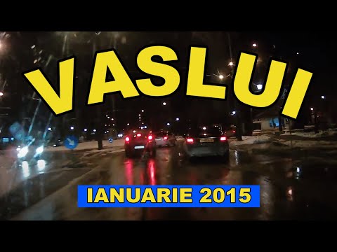 Noaptea prin VASLUI ianuarie 2015 video Full HD 1080p