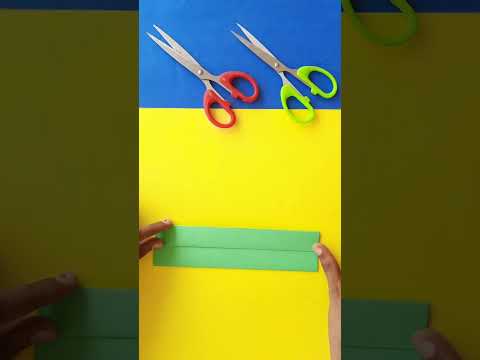 Easy paper toy , how to make paper plane launcher