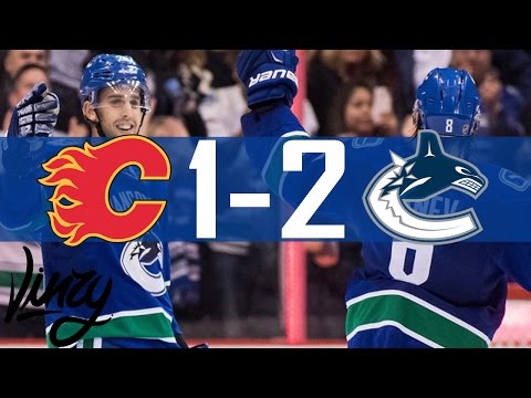 Canucks vs Flames | Highlights | Oct. 15, 2016 [HD]