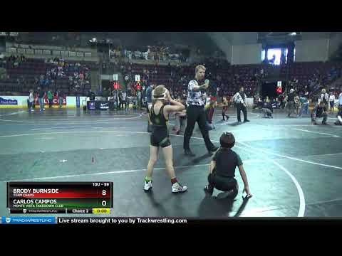 10U 59 Carlos Campos Monte Vista Takedown Club Vs Brody Burnside Team Chaos