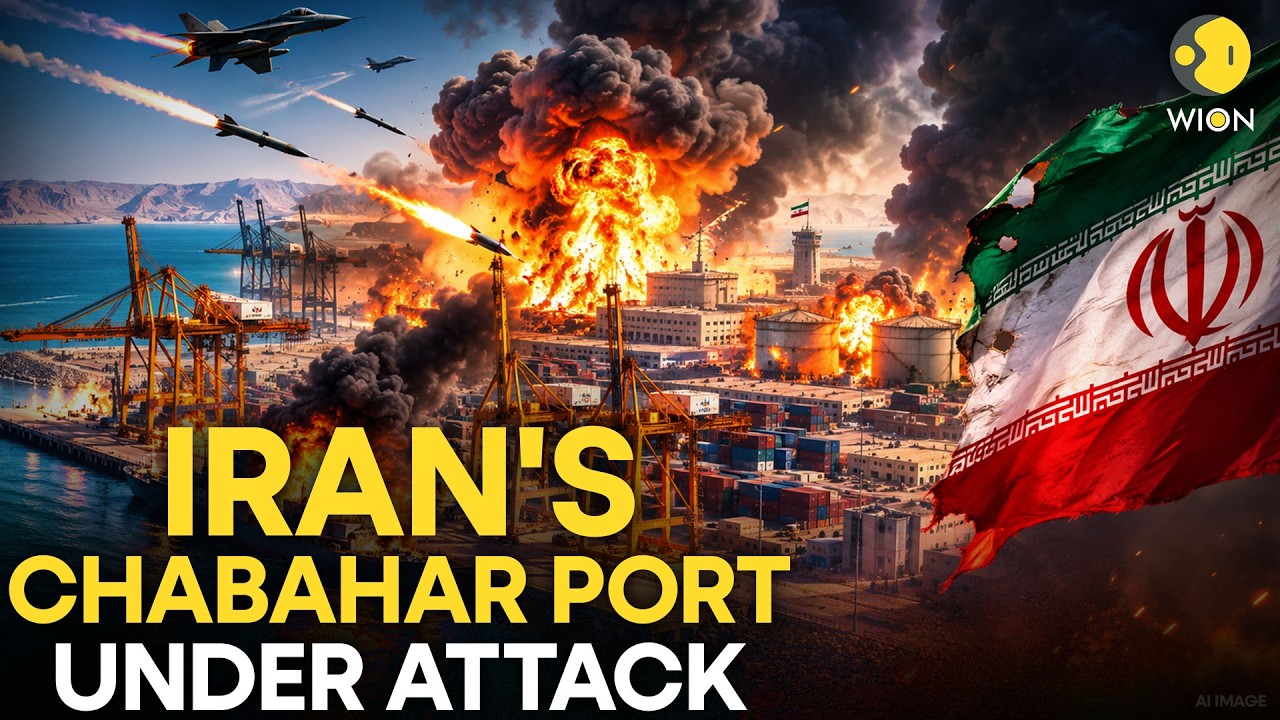 US-Iran War LIVE: Tehran's Chabahar Port UNDER ATTACK, Huge Plume Of Smoke Rises In Southern Iran