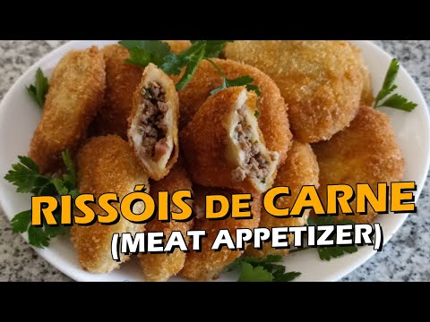 Rissóis de Carne - Meat Appetizer Portuguese Recipe