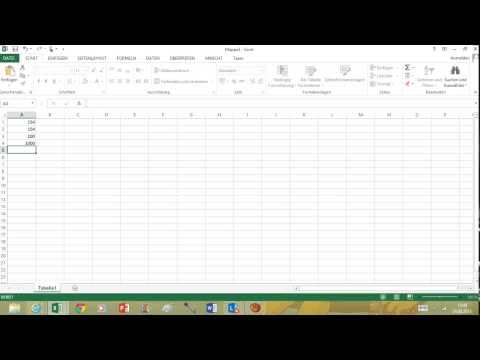 Excel Formeln (1): Rechnen (+, *, /) 720p