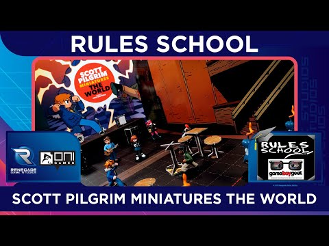 How to Play Scott Pilgrim Miniatures the World with the Game Boy Geek
