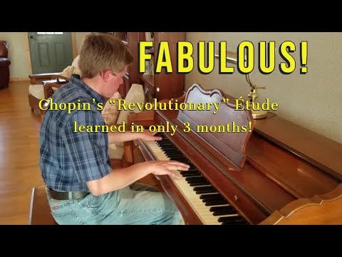 AMAZING! "Revolutionary" Étude learned in only 3 months!