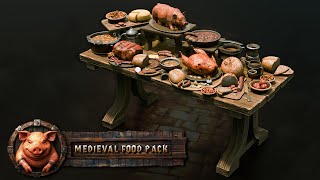 Stylized Medieval Food Pack video thumbnail