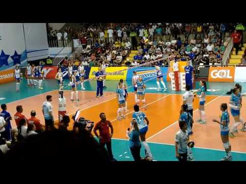 Aquecimento Rexona Sesc x Camponesa Minas