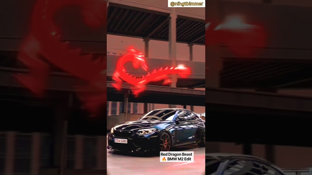 Red Dragon Beast 🔥 BMW M2 Edit। shorts#red dragon breast#trending#viral