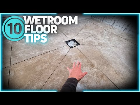 10 Profi-Tipps zum Fliesenlegen eines Duschbodens in einem Nassraum!