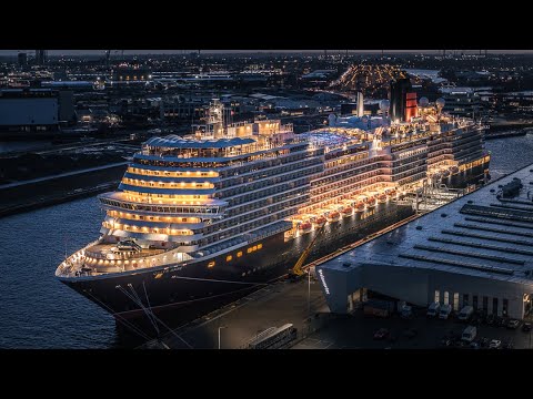 Thumbnail for A Royal Visit to Hamburg: Queen Anne’s Arrival, Pier Scenes & Night Departure | Cunard Cruise Ship