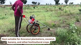 Electric Brush Cutter | Trolley Brush Cutter | Suryanirbhar Agritech | Battery Operated Weeders