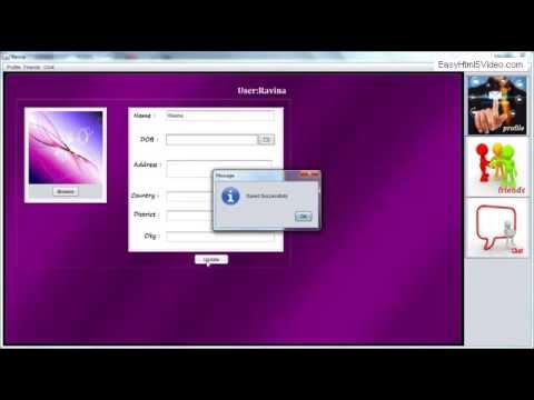 Simple Fb Like Chat Application Java Swingsocket Programmingoracle Database