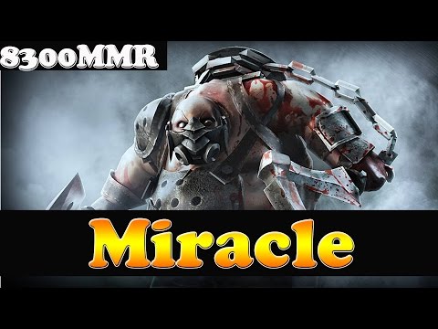 Dota 2 - Miracle 8300MMR Plays Pudge vol 6 - Ranked Match Gameplay