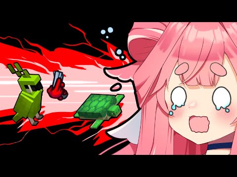 Spica! 💗 kirispica 💭 【V-Dere】 - The Story of the Green Parrot... 【Kirispica Minecraft Lore】 RIP Turtle
