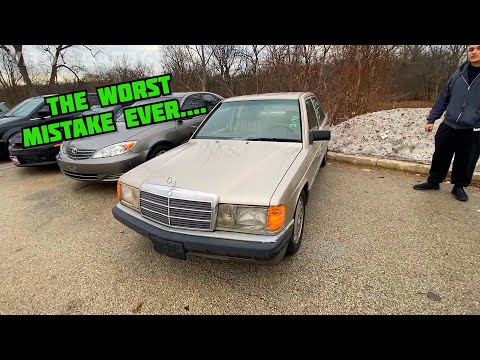 They Traded This Baby Benz Mercedes 190E For a New CRV... Stupidest Decision Ever!