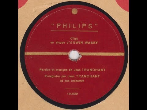 Jean Tranchant   " publicité Philips "    1936