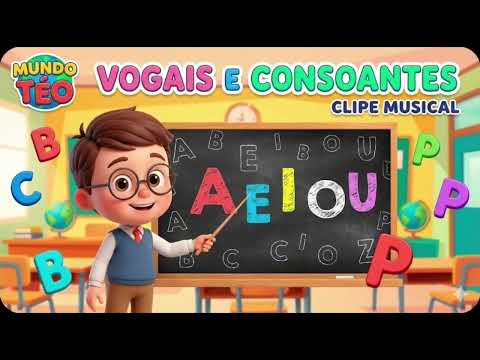 A Dança das Letrinhas (Vogais e Consoantes) Clipe Oficial 