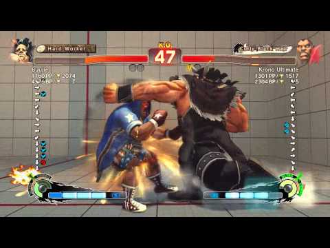 Ultra Street Fighter IV battle: Hugo vs Balrog