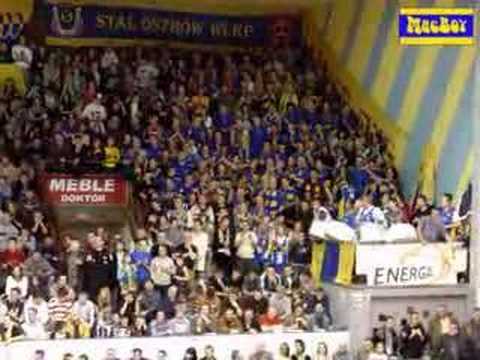 Kibice Stali Ostrów (mecz Stal - Anwil 24.03.2007)
