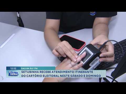 Atendimento eleitoral: Setubinha recebe unidade itinerante do cartório neste fim de semana.