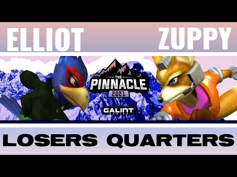 CLA | Elliot (Falco) vs Zuppy (Fox) - Losers Quarter-Finals - Pinnacle 2021 Melee Singles Top 8