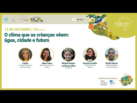 O Clima que as Crianças Vêem: Água, Cidade e Futuro