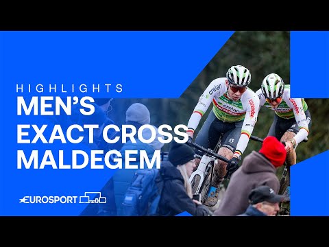 🚴‍♂️ Exact Cross Maldegem 2024 Men's Elite Race Highlights | Eurosport Cycling