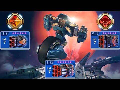 Slingshot with All Rocket Mortar 12 10 8 - Mech Arena
