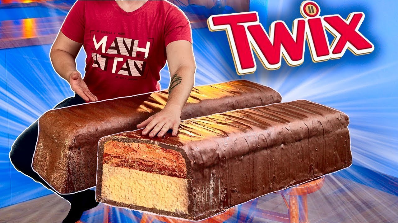 Géant Twix | Comment faire le plus grand du monde DIY Twix par VANZAI CUISINE