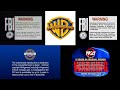 My Warner Home Video FBI Warning Screens 2004 2009
