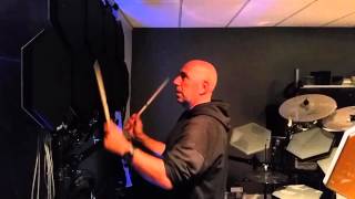 Video thumbnail for Simmons Drums Wall of Pads Improv 2014 by Teknik 14