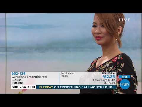 Curations Embroidered Blouse